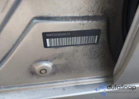 2008 Kia Spectra Ex from USA, damaged, VIN KNAFE122585494724